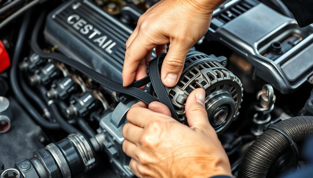 alternator belt replacement
