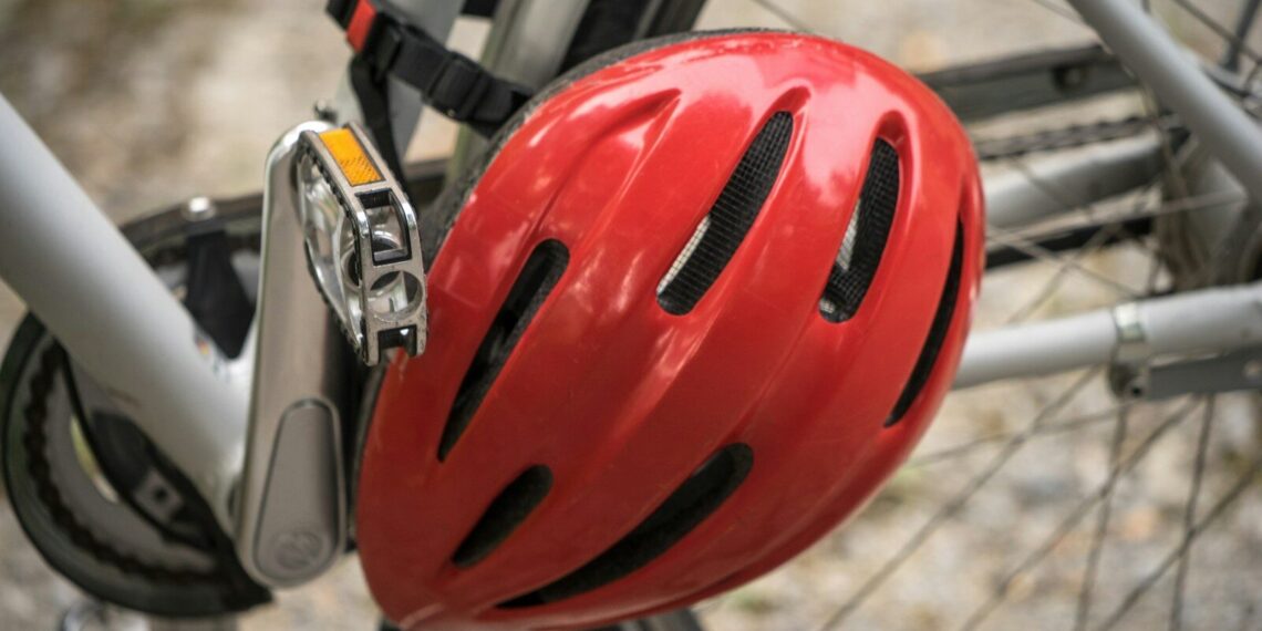 bicycle accessories red and silver motorcycle handle bar
